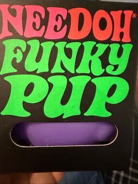 NEEDOH Funky Pup Purple Putty Toy